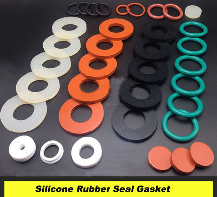 CustomSilicone Rubber Seal Gasket  Round Flat UL Weatherproof 25kN/M Silicone Seals