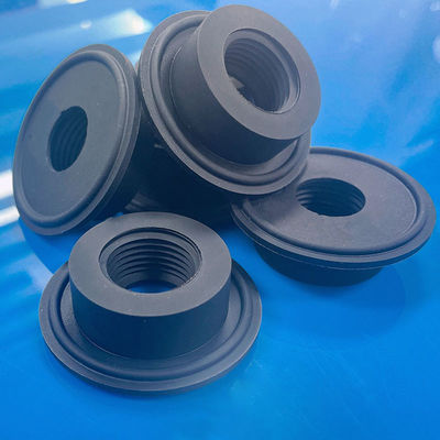 Black Odorless Butyl Rubber Stopper OD10mm Tapered Rubber Plug
